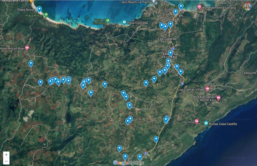 Ruta de las casas típicas Las Galeras, Samaná